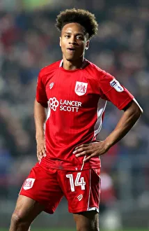 Bristol City V Hull City Prints: Bobby Reid in Action: Bristol City vs Hull City, 25th October 2016, Ashton Gate