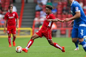 Framed Print : Bobby Reid in Action: Bristol City vs Portsmouth Pre-Season Friendly at Ashton Gate Stadium Framed Print : Bobby Reid in Action: Bristol City vs Portsmouth Pre-Season Friendly at Ashton Gate Stadium