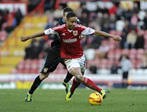 Bobby Reid in Action: Bristol City vs Stevenage, Sky Bet League One, Ashton Gate, 2013