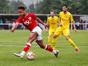 Bobby Reid in Action: Bristol City's Pre-Season Community Match vs. Brislington