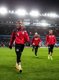 Aston Villa V Bristol City Prints: Bobby Reid in Action: Championship Showdown at Villa Park - Aston Villa vs. Bristol City