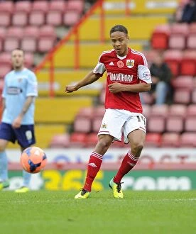 Images Dated 9th November 2013: Bobby Reid in Action: FA Cup First Round - Bristol City vs Dagenham and Redbridge