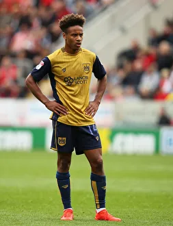 Rotherham V Bristol City Prints: Bobby Reid in Action: Rotherham United vs