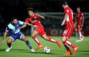 Adams Park Prints: Bobby Reid in Action: Wycombe Wanderers vs. Bristol City, 2016