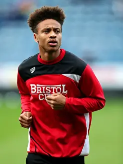 Huddersfield Town V Bristol City Prints: Bobby Reid of Bristol City Warming Up Ahead of Huddersfield Town Clash (Sky Bet Championship)