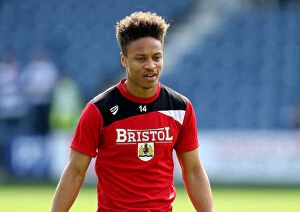 Images Dated 7th May 2016: Bobby Reid of Bristol City Warming Up Ahead of QPR Clash, 07-05-2016