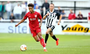 Friendly Prints: Bobby Reid Charges Forward: Bristol City vs Bath City Pre-Season Friendly, July 2016