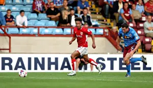Glanford Park Prints: Bobby Reid Dashes Past Murray Wallace: Scunthorpe United vs. Bristol City, EFL Cup 2016