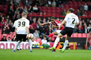 Bristol City V Colchester United Prints: Bobby Reid Goes for Glory: Bristol City vs Colchester United, 2013