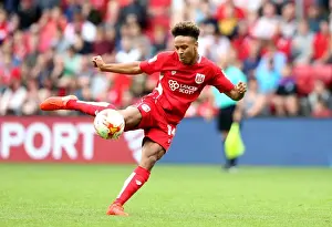 Bristol City V Derby County Prints: Bobby Reid Goes for Glory: Bristol City vs Derby County, Sky Bet Championship (17/09/2016)