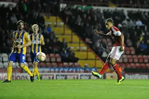 Bristol City V Brentford Prints: Bobby Reid Goes for Glory: A Pivotal Moment in the Bristol City vs
