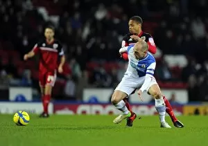 Blackburn Rovers v Bristol City Collection: Bobby Reid Steals the Ball from Danny Murphy: A Pivotal Moment in Blackburn Rovers vs