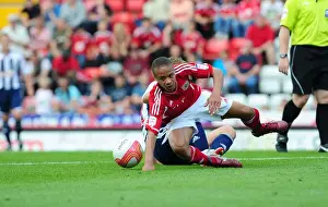Season 11-12 Prints: Bobby Reid vs. James Morrison: A Championship Battle for Possession - Bristol City vs