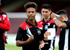 Images Dated 23rd August 2016: Bobby Reid's Arrival: Scunthorpe United vs. Bristol City, EFL Cup 2016
