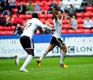 Images Dated 4th May 2013: Bobby Reid's Dramatic Goal: Npower Championship Clash Between Charlton Athletic and Bristol City