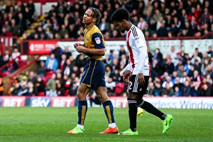 Brentford V Bristol City Prints: Bobby Reid's Frustration: Brentford vs. Bristol City, 01/04/2017