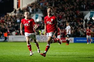 Images Dated 19th April 2016: Bobby Reid's Goal: 2-1 for Bristol City vs Derby County (2016)