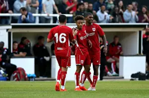Friendly Prints: Bobby Reid's Goal Celebration: Bristol City's Pre-Season Triumph at Bath City (26)