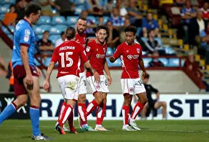 Glanford Park Prints: Bobby Reid's Goal Celebration: Scunthorpe United vs. Bristol City, EFL Cup 2016