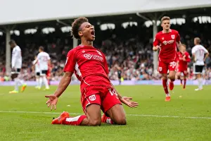 Fulham V Bristol City Prints: Bobby Reid's Hat-Trick: Bristol City's 3-0 Crush of Fulham in EFL Championship (September 24)