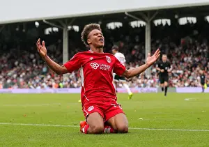 Fulham V Bristol City Prints: Bobby Reid's Hat-Trick: Bristol City's 3-0 Victory Over Fulham