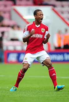 Bournemouth V Bristol City Prints: Bobby Reid's Missed Header: Intense Moment from Bournemouth vs. Bristol City (2013)