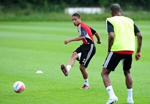Images Dated 4th July 2011: Bobby Reid's Relentless Determination: Pre-Season Training with Bristol City