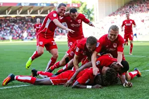 Opening Game Prints: Bobby Reid's Strike: Bristol City Takes 2-1 Lead Against Wigan Athletic