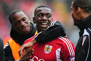Bristol City V Coventry City Prints: Bolasie's Brilliant Brace: Yannick Scores Twice in Bristol City's Victory over Coventry City