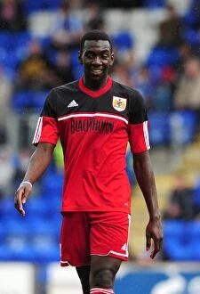 Images Dated 28th July 2012: Bolasie's Brilliant Performance: St Johnstone vs. Bristol City Pre-Season Friendly, July 2012
