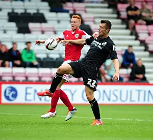 Bournemouth vs. Bristol City: Intense Battle for the Ball (27/03/2013)