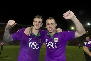 Bradford City vs. Bristol City: Aden Flint and Aaron Wilbraham Celebrate Promotion to Championship