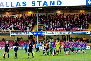 Bradford City V Bristol City (Promotion) Prints: Bradford City vs. Bristol City: Football Rivalry Unfolds at Valley Parade (Promotion Clash)