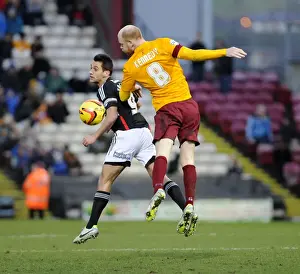 Bradford City V Bristol City Prints: Bradford vs. Bristol City: Sam Baldock Scores the Decisive Header