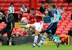 Bristol City V Wycombe Wanderers Prints: Bradley Orr in Action: Bristol City vs Wycombe Wanderers