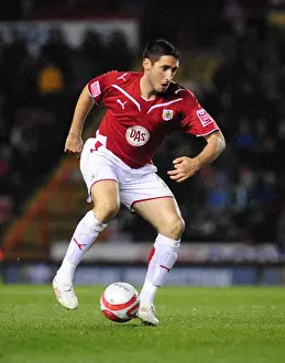 Bradley Orr of Bristol City in Action against Barnsley at Ashton Gate Stadium, 2010 Championship Match