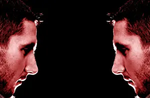 Bradley Orr Prints: Bradley Orr: Portrait of Determination in Bristol City Football Club's 08-09 Season