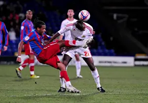 Crystal Palace V Bristol City Prints: Brave Clash: Kalifa Cisse vs. Neil Danns - Crystal Palace vs. Bristol City, 2011