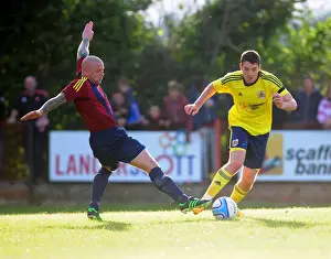 Ashton And Backwell United V Bristol City Prints: Brendan Maloney Skips Past a Challenge: Pre-Season Friendly - Ashton and Backwell United vs