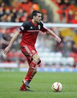 Images Dated 26th January 2013: Brendan Moloney in Action: Bristol City vs Ipswich Town, Championship 2013