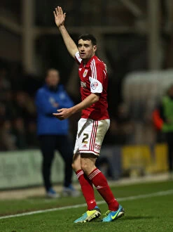 Images Dated 30th November 2013: Brendan Moloney in Action: Preston North End vs. Bristol City, Sky Bet League One, 2013
