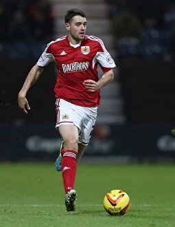 Images Dated 30th November 2013: Brendan Moloney of Bristol City in Action against Preston North End, Sky Bet League One, 2013