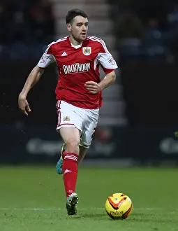Preston North End V Bristol City Prints: Brendan Moloney of Bristol City in Action against Preston North End