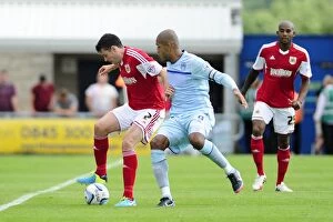 Images Dated 11th August 2013: Brendon Moloney Holds Upper Hand: Coventry vs. Bristol City, 11-08-2013