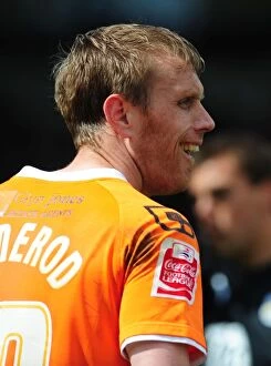 Images Dated 2nd May 2010: Brett Ormerod Scores for Blackpool Against Bristol City in Championship Match, 2010