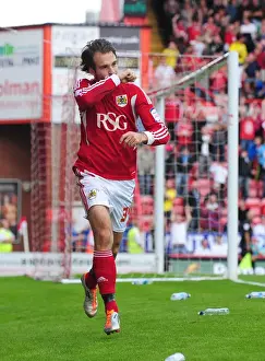 Bristol City V Hull City Prints: Brett Pitman Scores: Championship Match - September 24