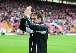 Louis Carey Testimonial Prints: Brett Pitman Scores in Louis Carey's Testimonial Match (August 4, 2012)