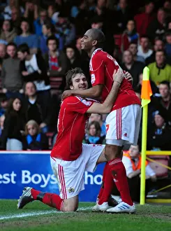 Brett Pitman Scores the Thrilling Opener: Championship Match - Bristol City vs Burnley (19/03/2011)