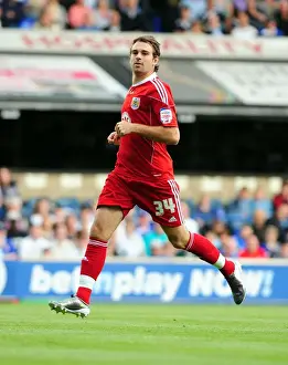 Ipswich Town V Bristol City Prints: Brett Pitman Strikes for Bristol City: Ipswich v Bristol City Championship Clash
