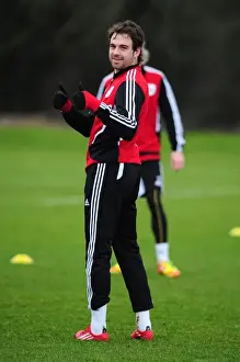 Training 12-1-12 Prints: Brett Pitman in Training: Focused Footballer of Bristol City